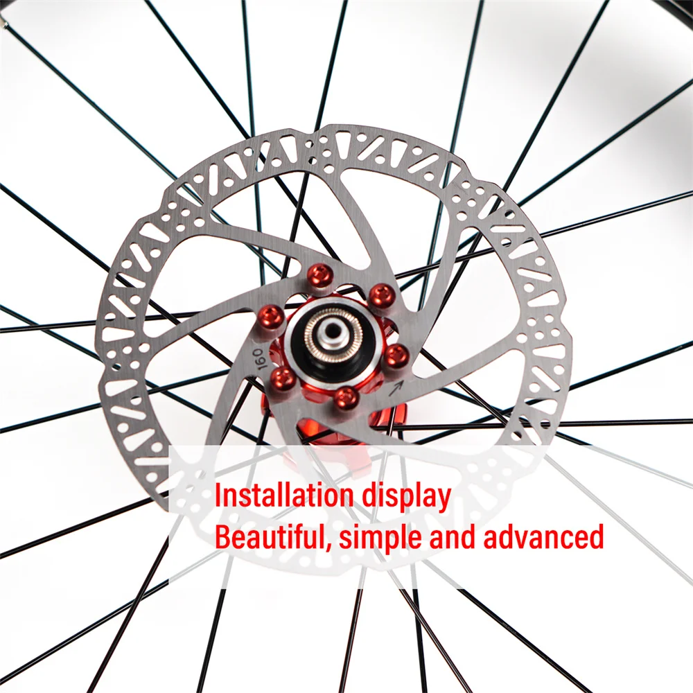 CNC Cooling Bicycle Brake Disc Rotors 160mm Mountain Road Bike Disk Brake Rotor CL117