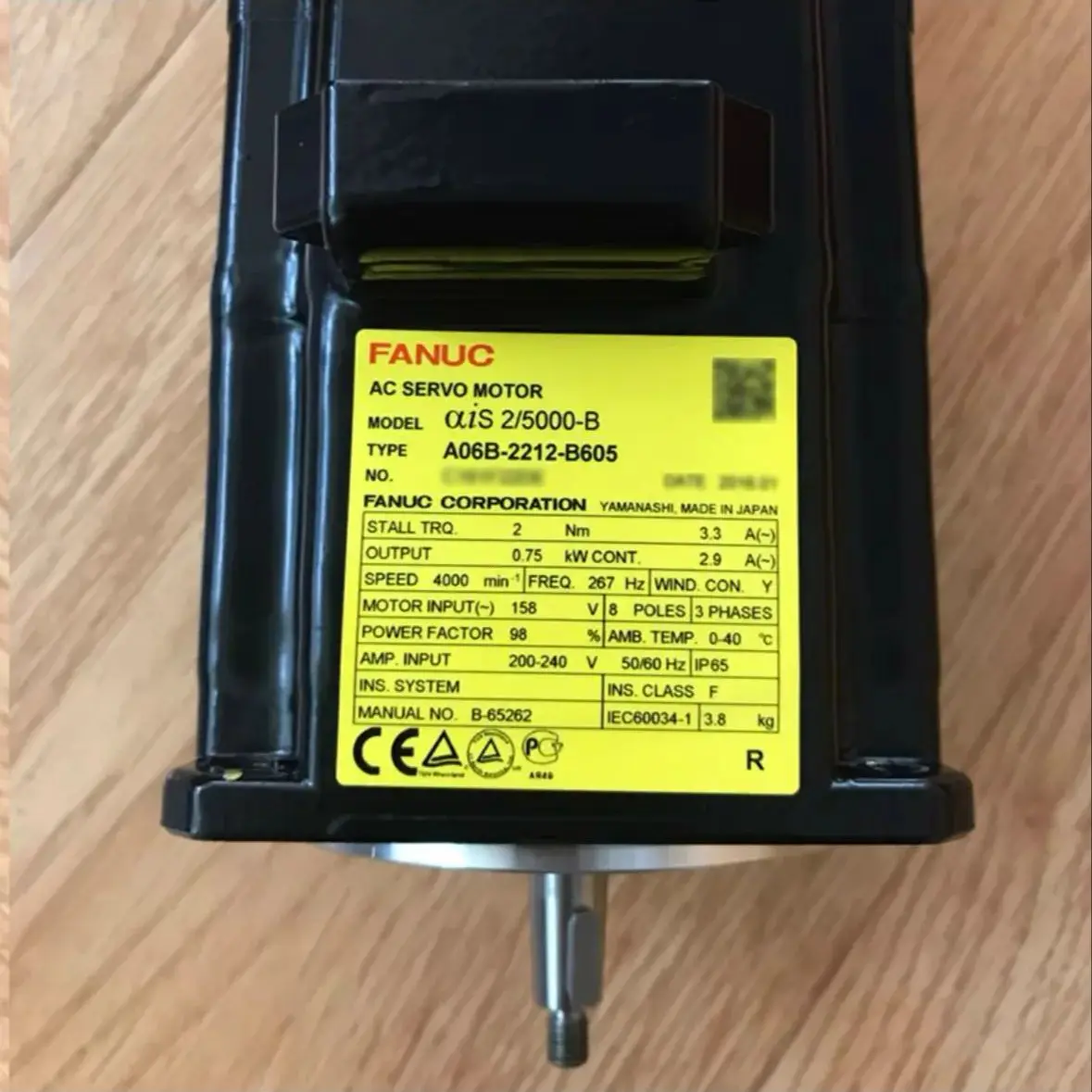 A06B-2212-B605 New Fanuc Motor IN STOCK Fast ship