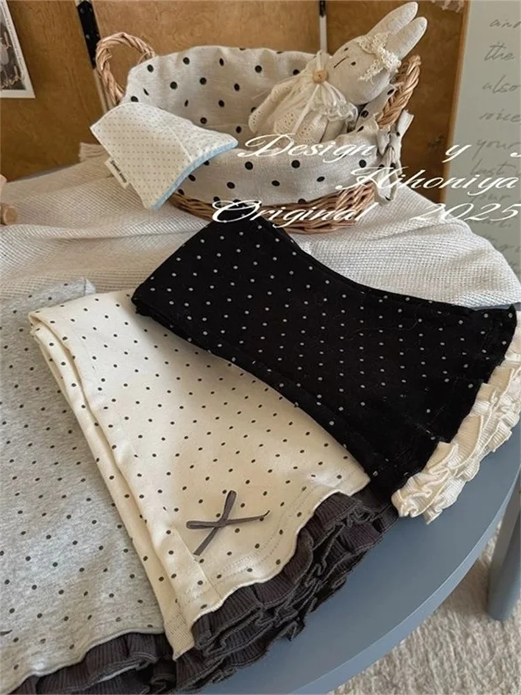 بنطلون نسائي مستقيم الساق بتصميم الجرس لربيع 2025، بنطلون كاجوال أنيق للفتيات الصغيرات