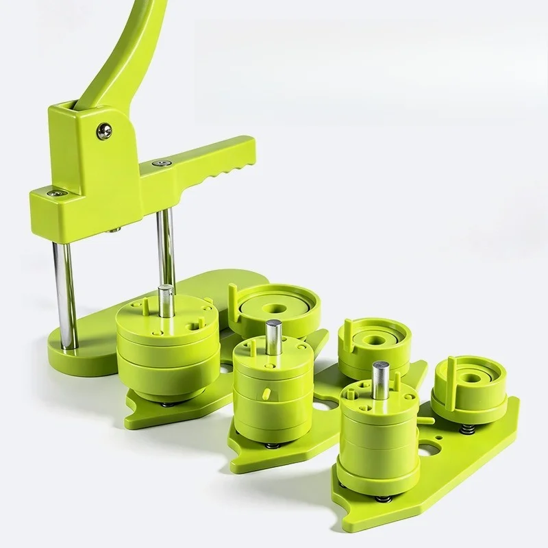 Rotatable Diy Badge Maker Machine Set Replaceable Molds Three in One Button Pin Badge Making Kit Button Badge Maker Badge