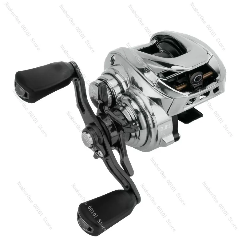Alloy Lightweight Baitcasting Reel Magnetic Brake Long Cast Anti Backlash Alarm Drag Clicker Sea Fishing Wheel
