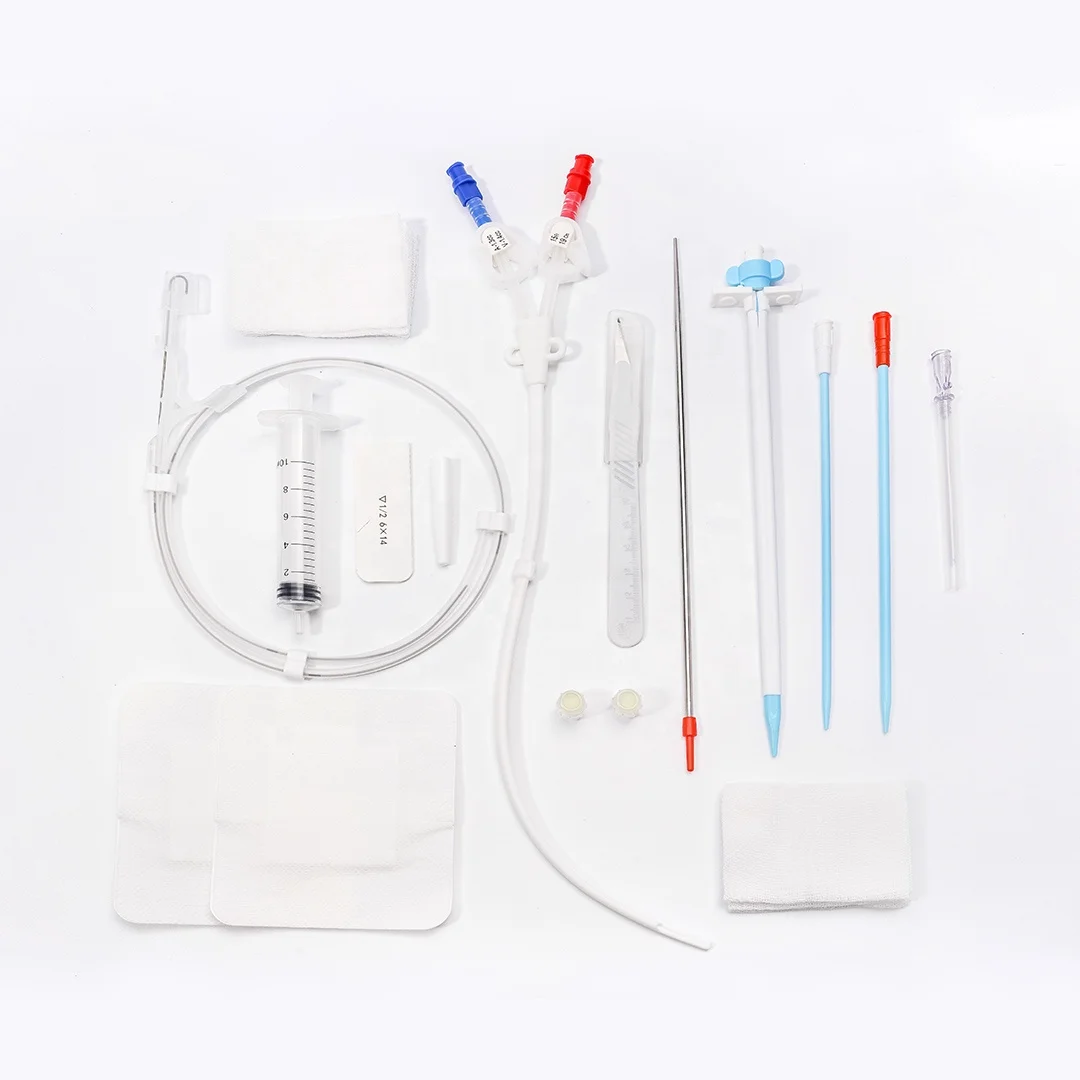 Medical Consumables Hemodialysis Equipment Tube,Hemodialysis Blood Line Set Long Term Hemodialysis Catheter