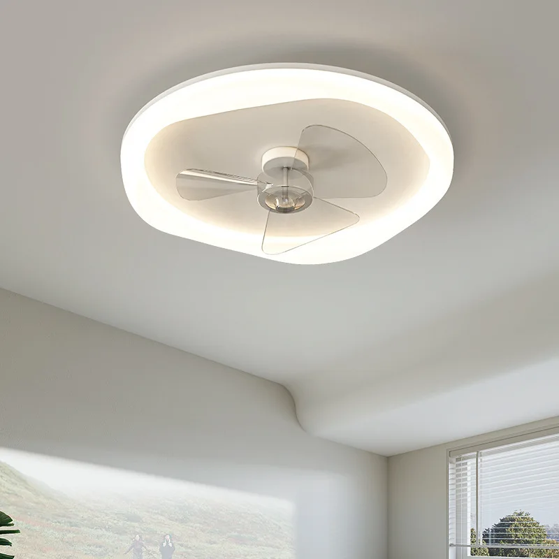 BOSSEN semplice sala da pranzo lampadario moderno invisibile silenzioso camera da letto soggiorno lampadario creativo ventilatore da soffitto