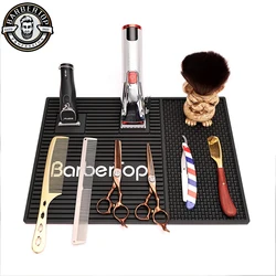 Tagliacapelli elettrico tappetino portaoggetti magnetico strumenti per lo Styling dei capelli del barbiere tappetino da appoggio cuscino in Silicone antiscivolo ad adsorbimento forte