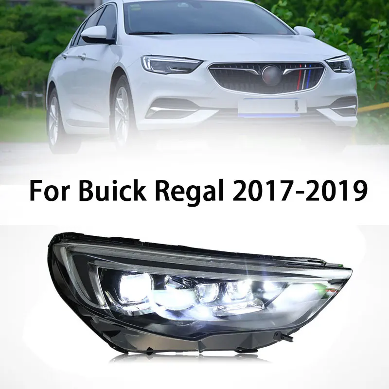 

Автомобильная передняя фара для Buick Regal светодиодный фары 2017-2019, передняя фара, автомобильный Стайлинг DRL, аксессуары для автомобиля