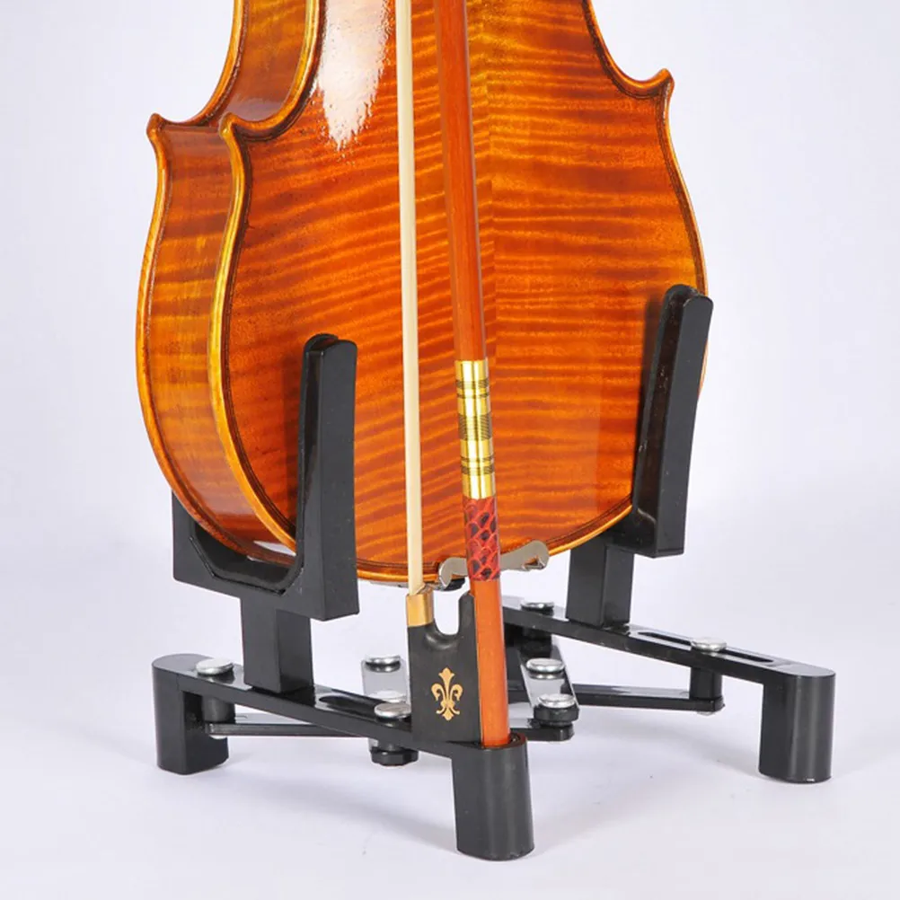 Violin Folding Stand Foldable Professional Holder Stable Stretchable Support Portable Violin Display Floor Rack