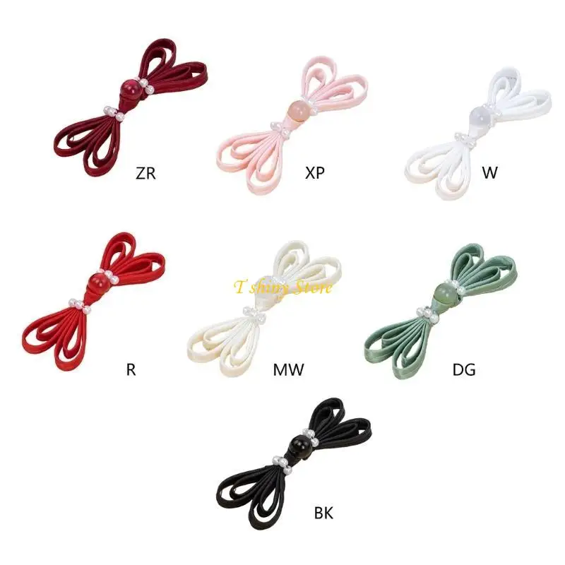 N58F Chinese Buttons Knot Versatile Closure Cheongsam Traditional Handcraft
