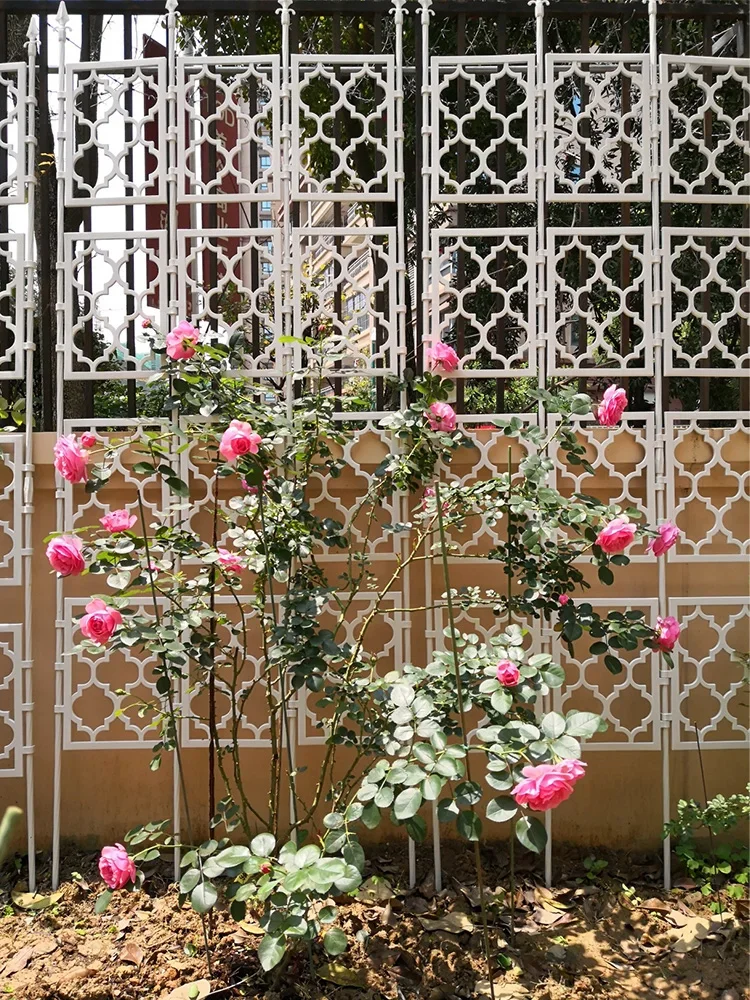 Outdoor Climbing Vine Ra Iron Roses Moon Lotus Plant Support Frame Garden Artistic Stainl Steel Flower Pot Stand