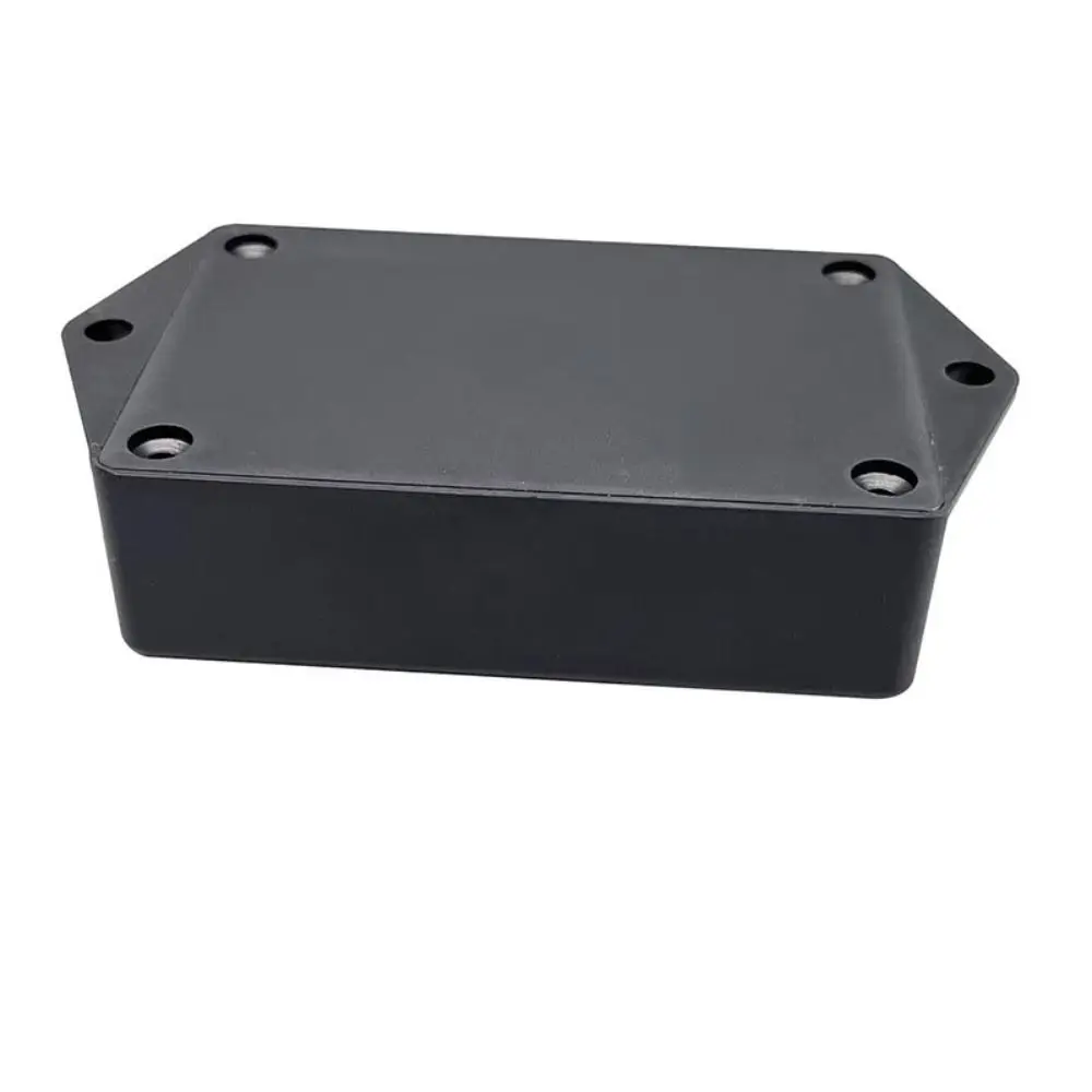 Caja de proyectos electrónicos de instrumentos de carcasa DIY de plástico ABS, suministros eléctricos PCB negros, caja de placa de circuito impermeable de 9 estilos