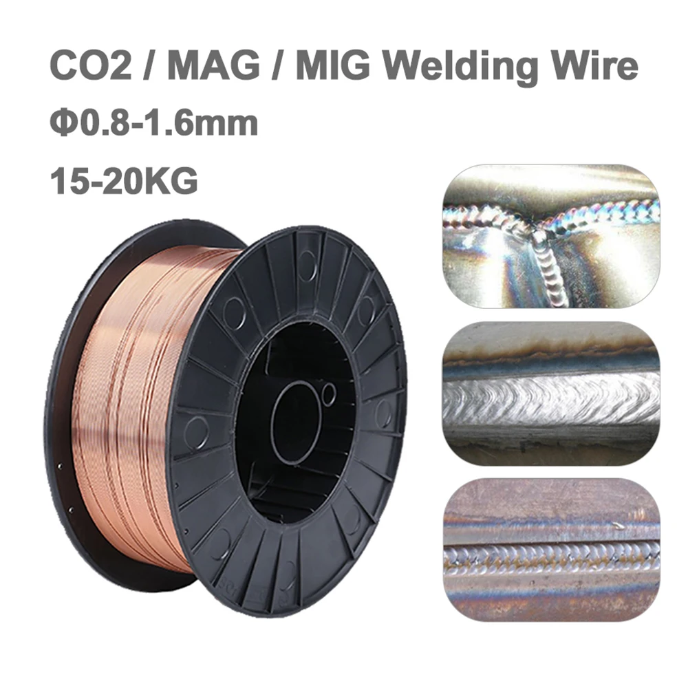 MAG Welding Wire Spool 15-20kg High-Strength Structural Steel Welding Wire For CO2 Gas Shielded Welding Of Carbon Steel