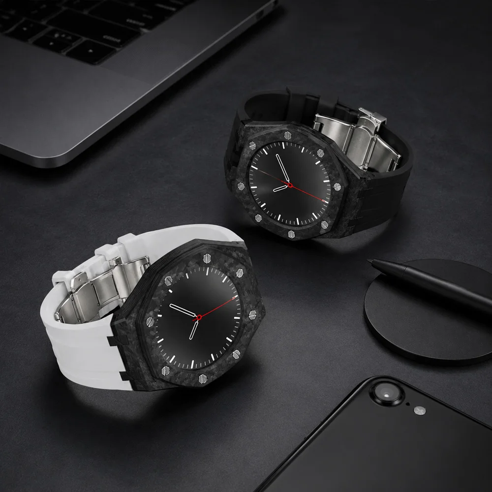 Case+Strap For Swatch x AP Royal POP Silicone Strap Mod Kit For Swatch X AP Royal Pop Pocket Changer To Watch Accessories