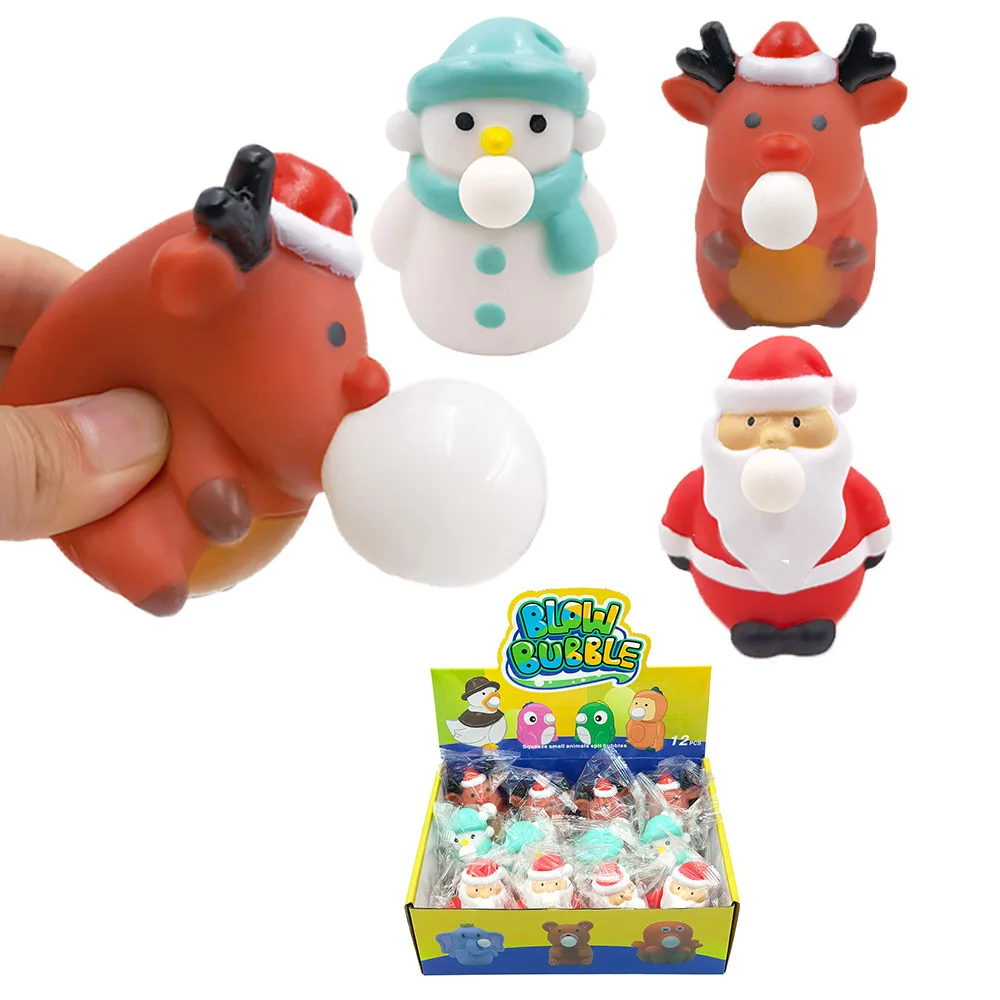 Anti-Stress Ball Decompression dolphin baby elephant blowing bubbles Toys Squishi Stress Relief Toys Gift J103