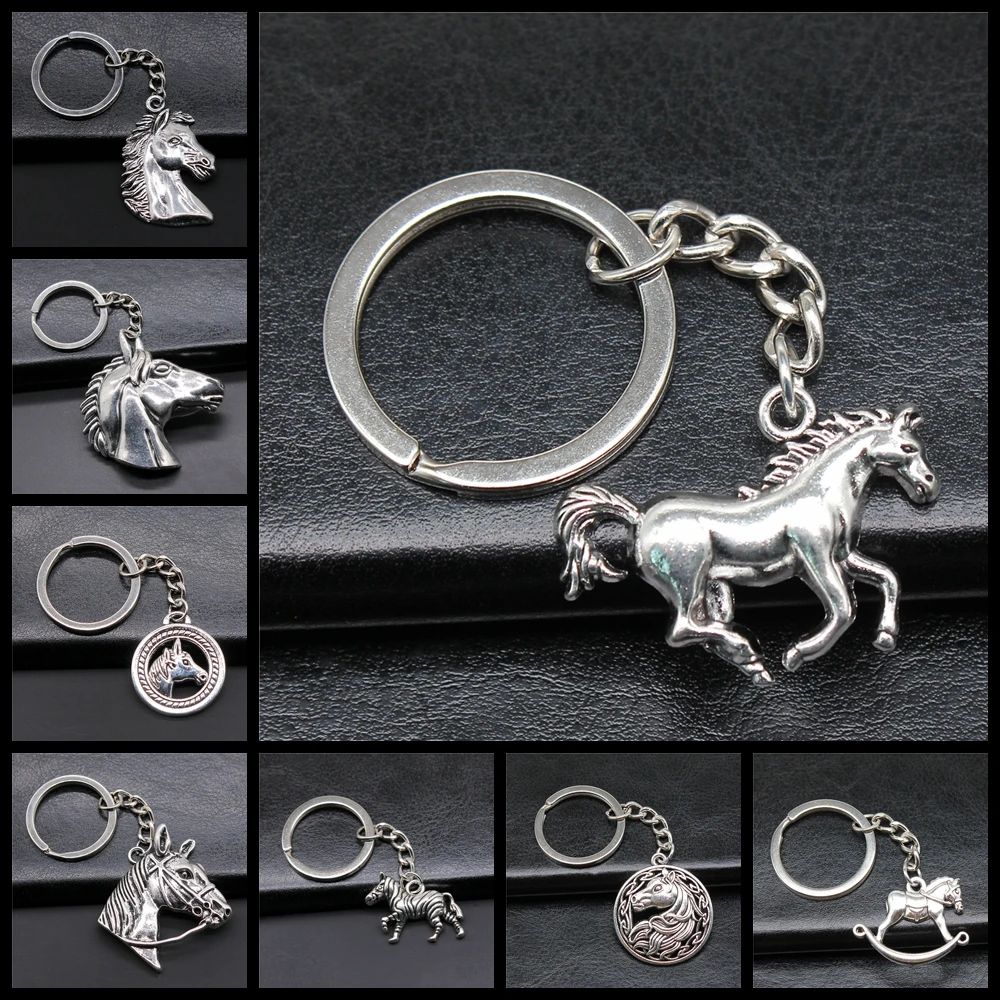 Horse Keychain Keyring Creative Party Jewelry Accessories Gift