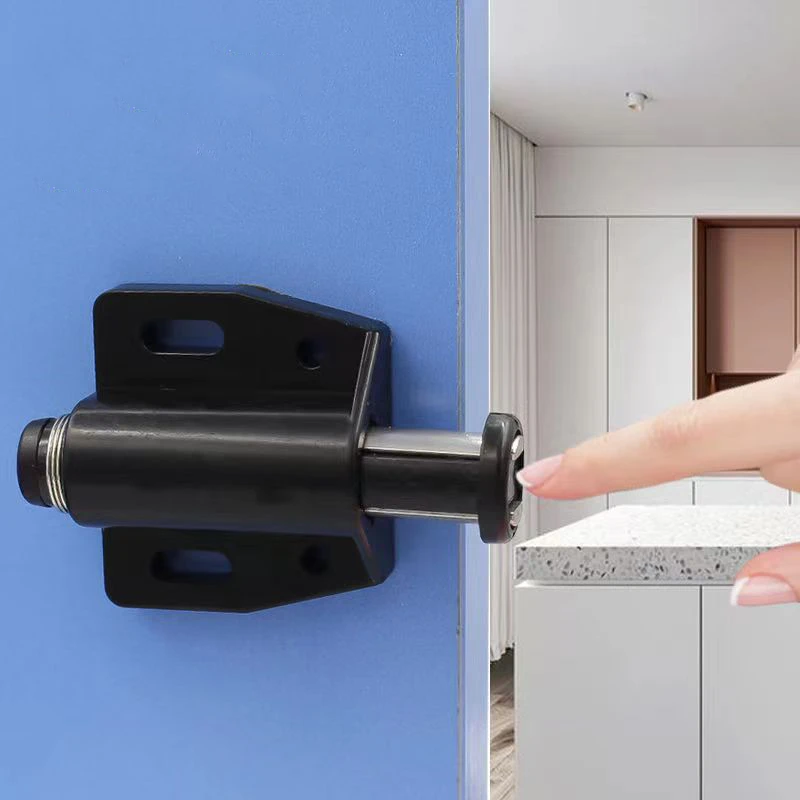 ตู้ Stopper Strong Magnetic Push to Open Touch Catch Stop Quiet Damper บัฟเฟอร์ตู้ครัวประตูแม่เหล็กที่มองไม่เห็น Handles