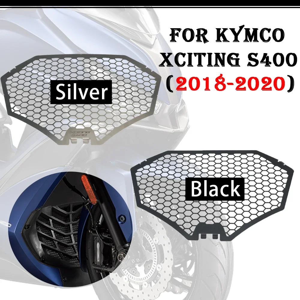

For KYMCO Xciting S400 Water Tank Net Cover Water Tank Protective Cover Heat Dissipation Refit 2018-2020