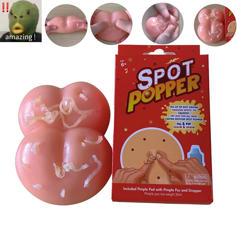 Core Toy Set Pressure Reducing and Squeezing Acne Squeezing Acne Toys Decompression Relief Stress Nose Toy