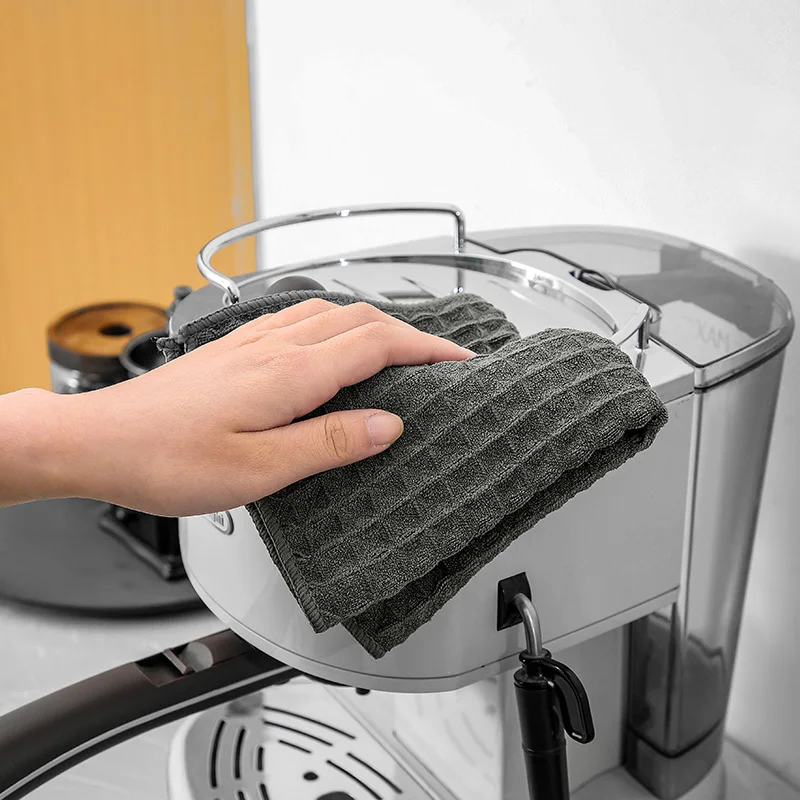 1Pk 2Pk Pineapple Grid Striped Cleaning Cloth Ultrasonic Edge-Cut Barista Cleaning Cloth Microfiber Coffee Cleaning Towel Suitable for Italian Coffee Machines Microfiber Absorbent Cleaning Cloth Household Multi-Purpose Waffle Cleaning Cloth Coffee Shop Cleaning Cloth Microfiber Waffle Woven Kitchen Towel Soft High-Absorbent Lint-Free Dishcloth for Drying and Cleaning Dishes Durable Kitchen Towel Absorbent