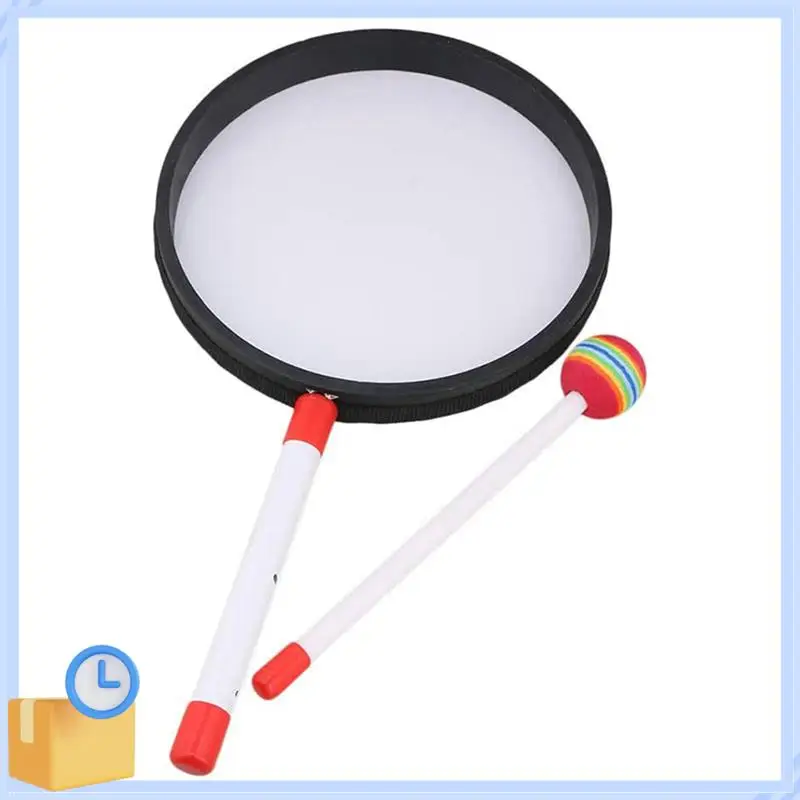 

ABTK-15Pack 8Inch Lollipop Drum With Mallet Rainbow Color Music Rhythm Instruments Kids Baby Children Playing