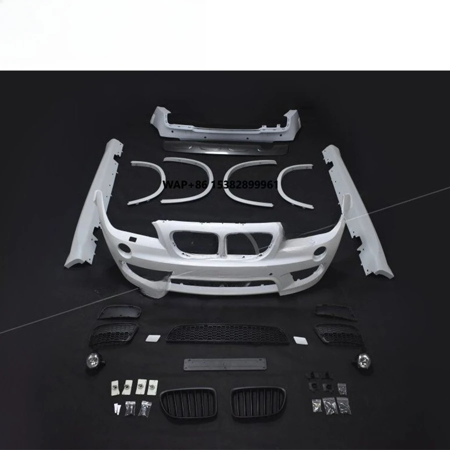

High Quality! X1 E84 to MT Stylebody Kit with Front Bumper Rear Bumper Side Skirts Over Fenders Grille X1 E84 Car Kits