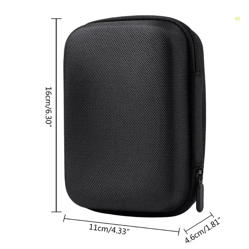 Shockproof Earbud Case Hard EVA Earphone Carrying Case Cable Organizers Bags Universal Protective Storage Bag Dropship