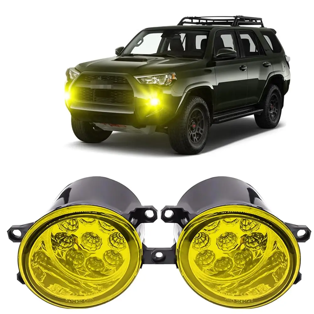 

Бесплатная доставка - Противотуманные фары 3,5 дюйма OEM 19597300 для Toyota 4Runner 2010-2020, передние противотуманные фары, желтые светодиоды, 3500K.