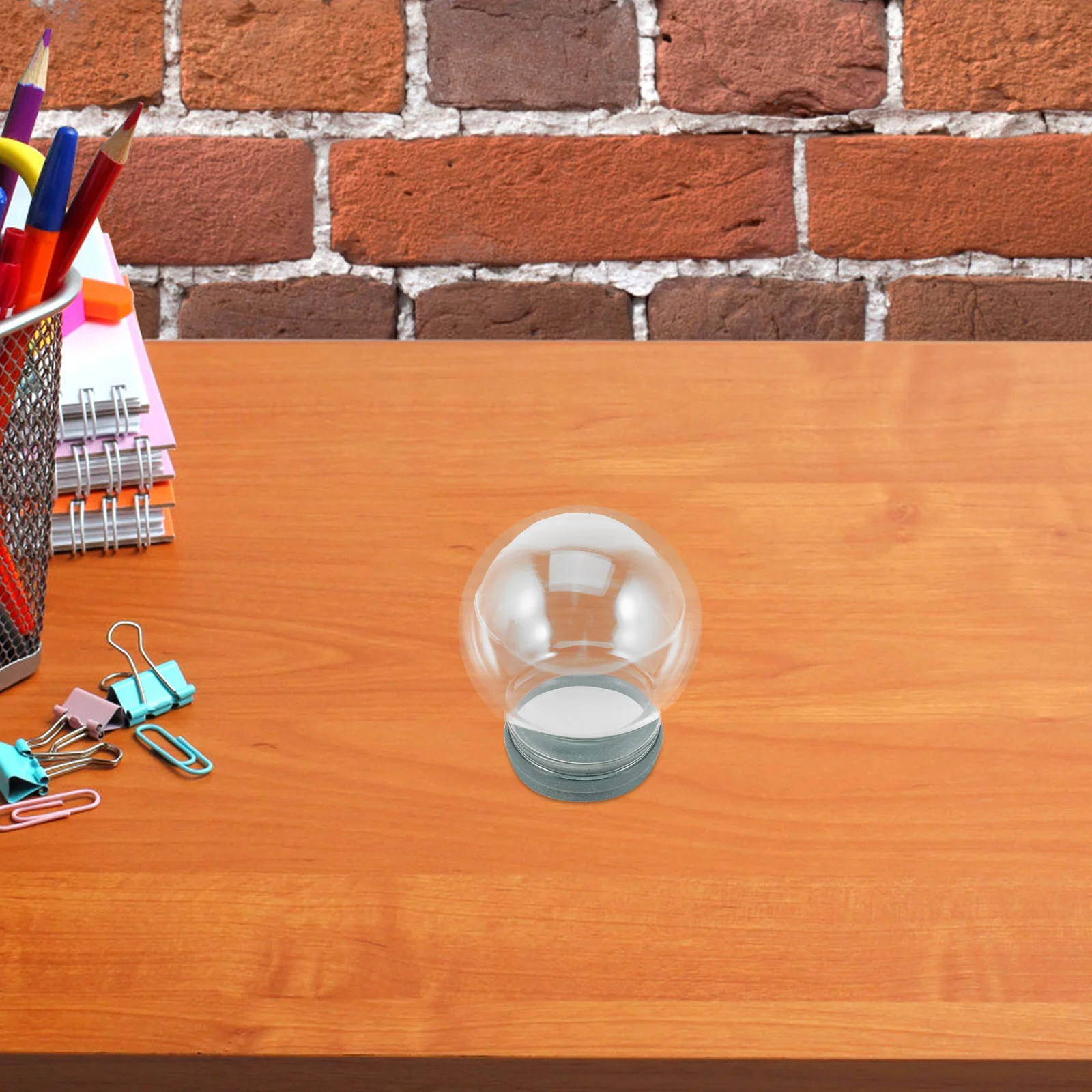 

DIY Snow Globe Kit Clear Glass Water Globes 3.14 Inch Holiday Decor Home Decoration Crafts Snow Globe Making Kit for Adults