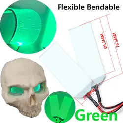 Green Flexible Bendable LED Eyes Kits for Halloween Helmet Mask Cosplay Accessories Remote Control Touch Switch DIY Eye Light