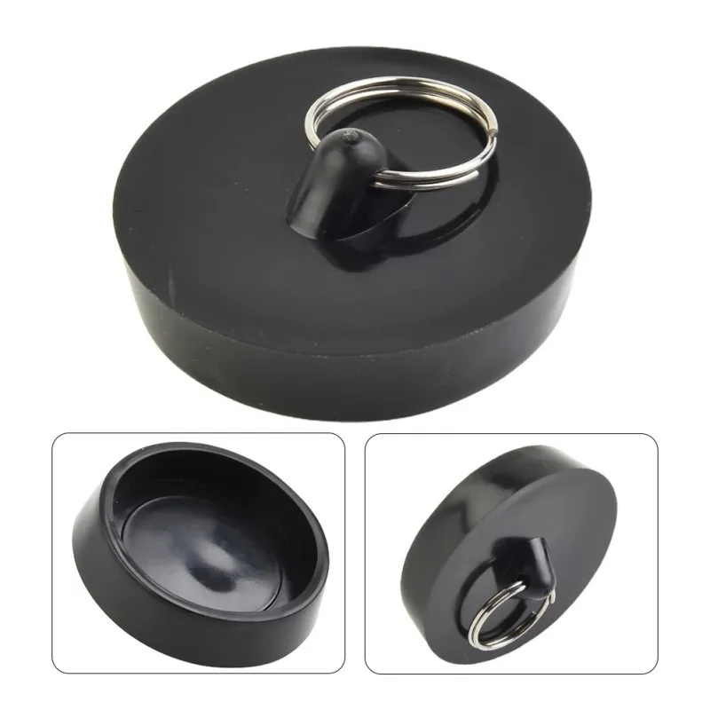 Rubber Bathtub Drain Plug Mop Sink Drain Plug Kitchen Sink Seal Plug Balcony Laundry Sink Plug Proof Plug Bathroom Supplies