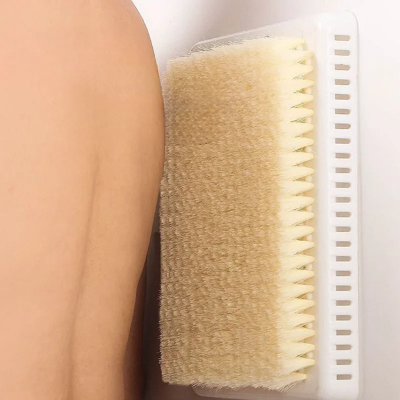 Hard Bristles Lazy Back Rub Bath Brush Back Massage No Need To Ask for Help Bathroom Suction Cup Back Rub Against The Wall