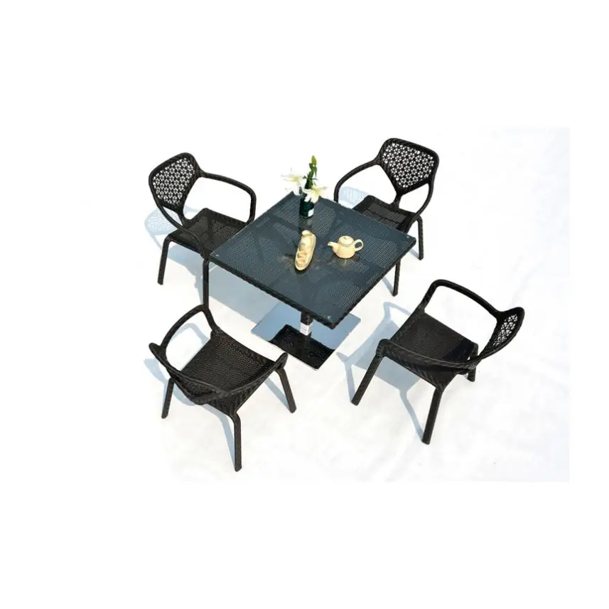 Factory Sale Various Widely Used Outdoor Modern European Luxury Dining Table Set Outdoor Garden Furniture Sets