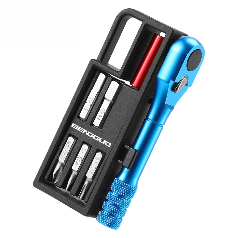 

BG-9856/9857 Rotating Ratchet Tool Set Bicycle Dual-Direction Ratchet Wrench Portable Repair Tool