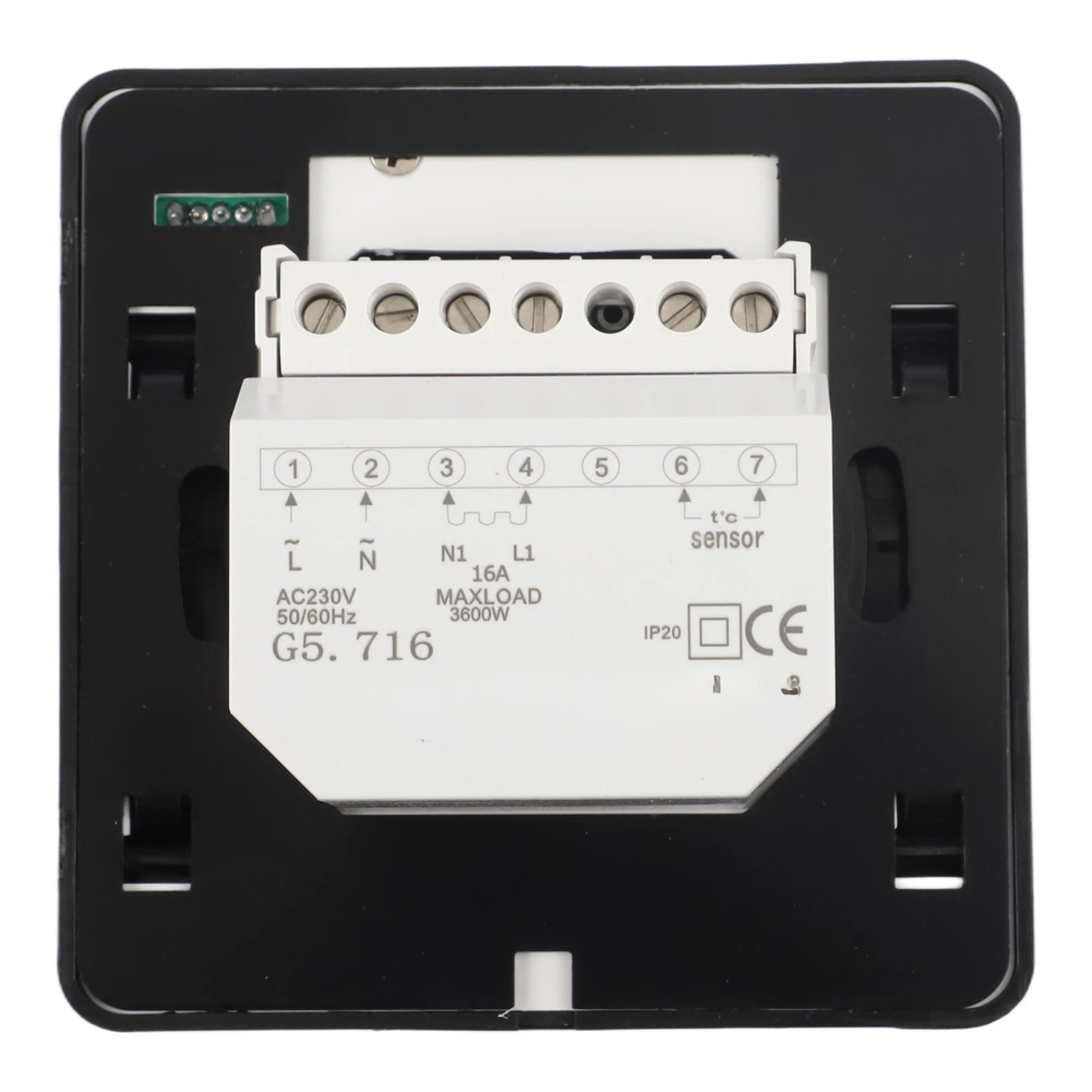 16A Mechanical Thermostat for Electric Floor Heating with Upgraded Core Components and Energy Efficient Design