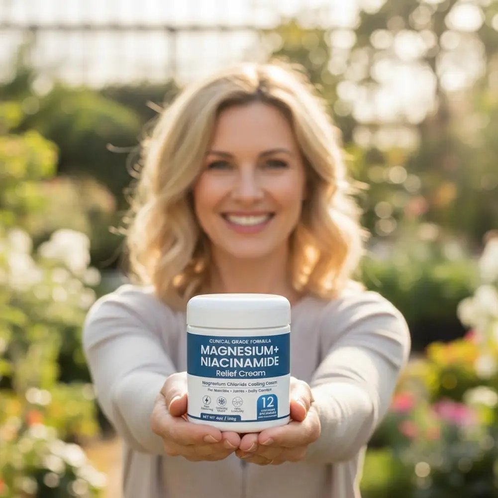Personal Health Care Magnesium Niacinamide Relief Cream Topical for Joints, Legs, Feet