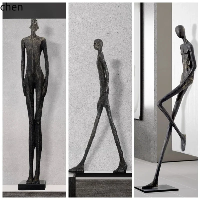 CZ entrance slender decoration abstract living room floor humanoid sculpture ornament home decor