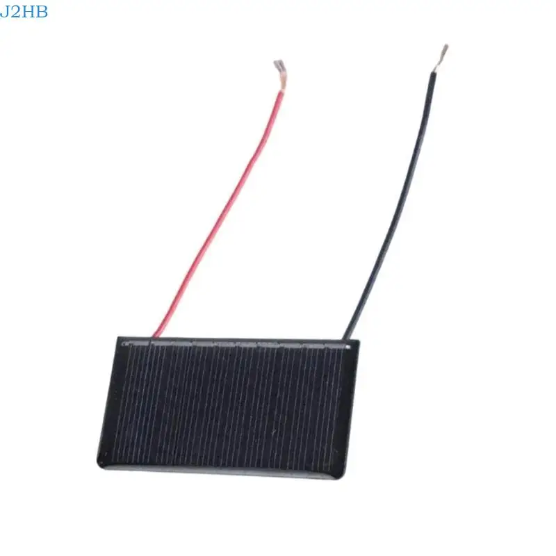 J2HB Small Solar Cell 68x36mm Crystallines Silicon 5V Compact Renewable for Charging & Outdoor Activity Solar Energy Gadget