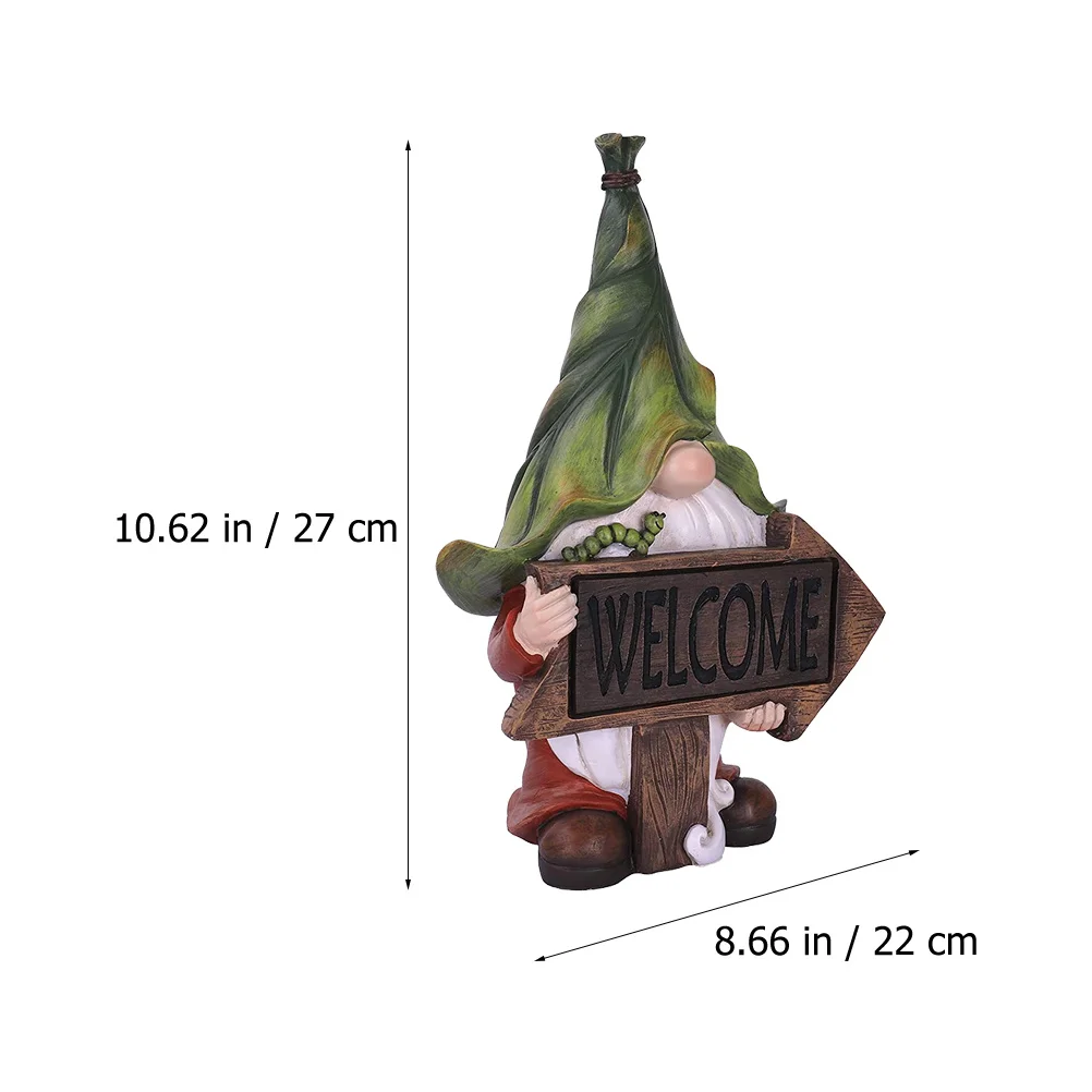 

Resin Solar Ornament Faceless Creative Resin Craft Old Man Garden Yard Decoration Dwarf Shape Lighting Outdoor Bar Mall Decor