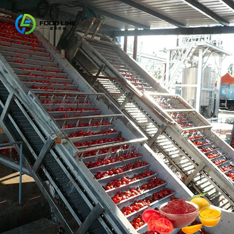 Automatic Tomato Ketchup Production Line High Capacity Stainless Steel Food Processing Equipment Factory Supply Customized