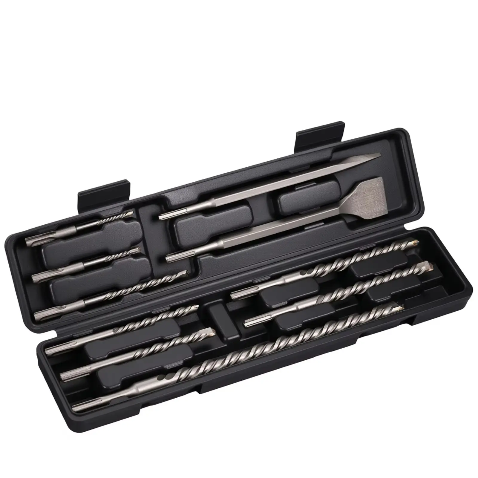 lot-de-10-forets-sds-plus-pour-marteau-perforateur-ensemble-de-burins-pointus-plats-avec-boite-en-plastique-foret-pour-maconnerie-et-beton