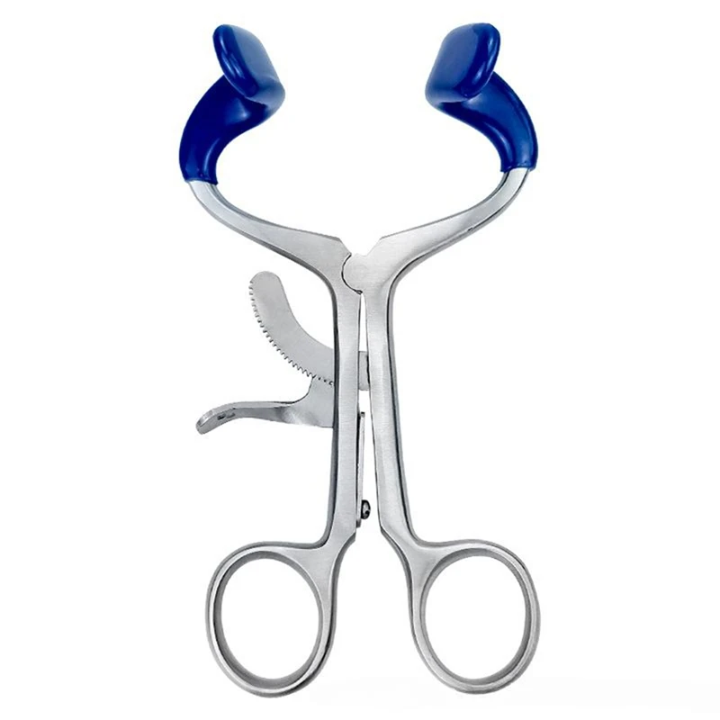 DT16 Mouth Gag Instrument Silicone Mouth Opener Pliers Stainless Steel Gag Set for Clinic