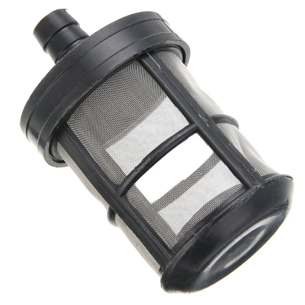 Mangueira de sucção Filtro para rega de jardim, Filtro Tanque, Tambor, Bomba de água Butt, Lavadora de pressão, Prata e Preto, 1Pc, 8mm