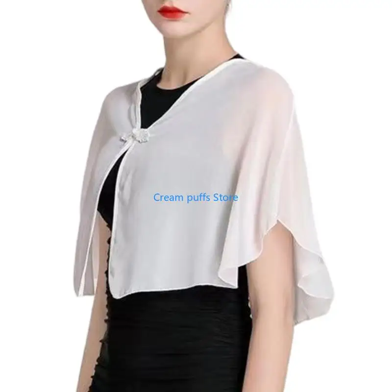 50LE Thin Shawl Wrap Soft Shrug Top Shoulder Cover For Women Daily Styling Accessory