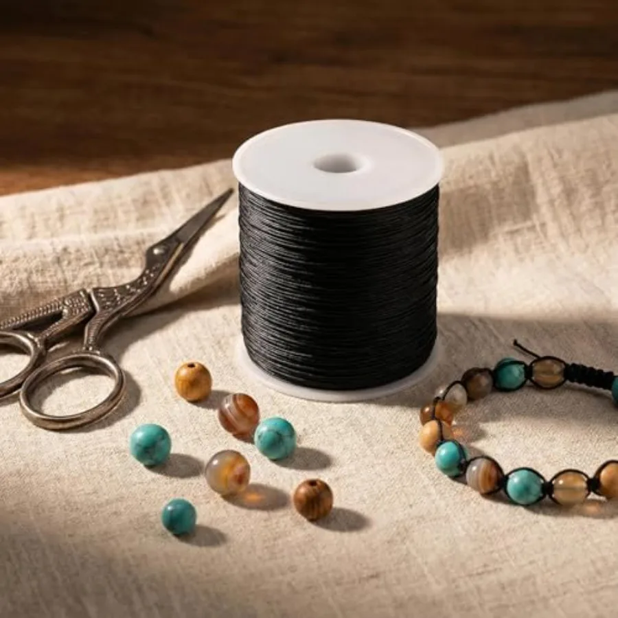Elastic Bead Rope, Anti Slip and Wear-Resistant, Magic Elastic String, Used for DIY Bead Elastic Rope in Bracelet, Necklace, Be