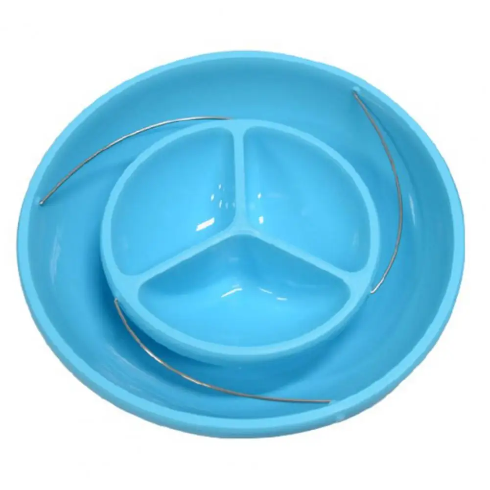 Collapsible Bowl Folding Bowl Collapsible Nesting Plastic Platter 2/3 Tier Twist Fold Party Bowl Serving Plate Space for Dips