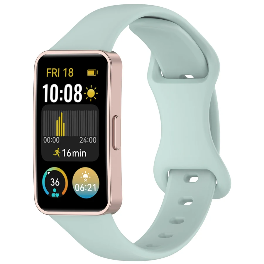 Zachte Siliconen Band Voor Huawei Band 10 9 8 Sport Ademende Horlogeband Vervanging Polsband voor Huawei Band 8 9 10 armband
