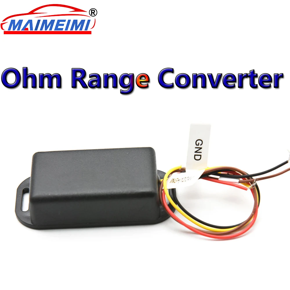 Ohm Signal Converter Fuel Gauge Supports Any Fuel Level Sensor Easy Configuration Fuel Gauge Adapter Fuel Meter Signal Converter