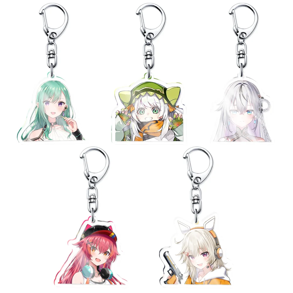 Anime Virtual YouTuber Peripheral AcrylicKeychain Pendant Ornamen Fans Charm Gifts About 6cm