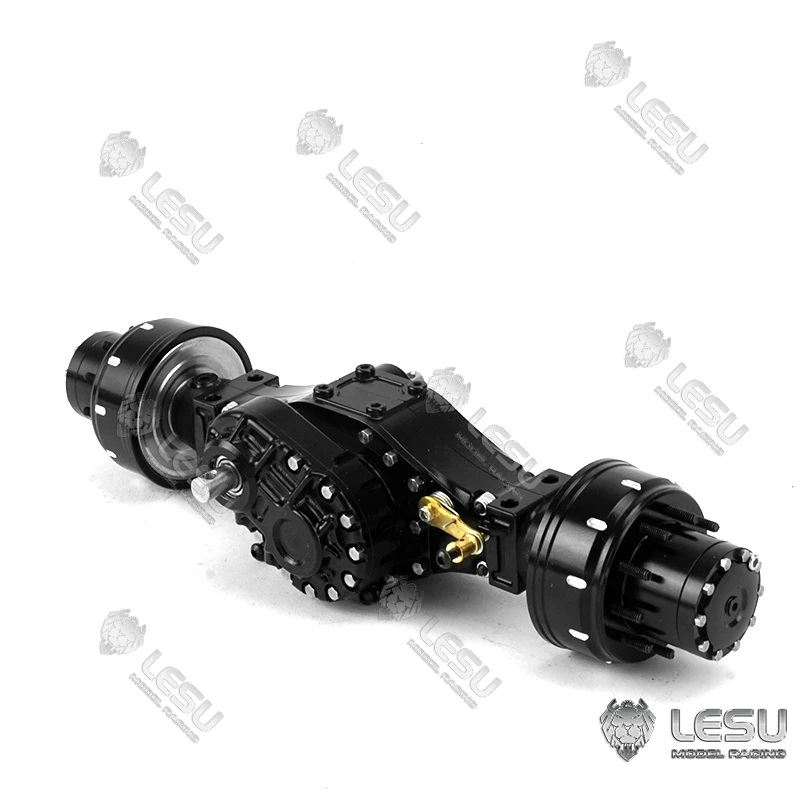 Metal LESU Differential Rear Wheel Reduction Axle 1/14 RC Truck Tamiyay Tractor Outdoor Toys TH16479