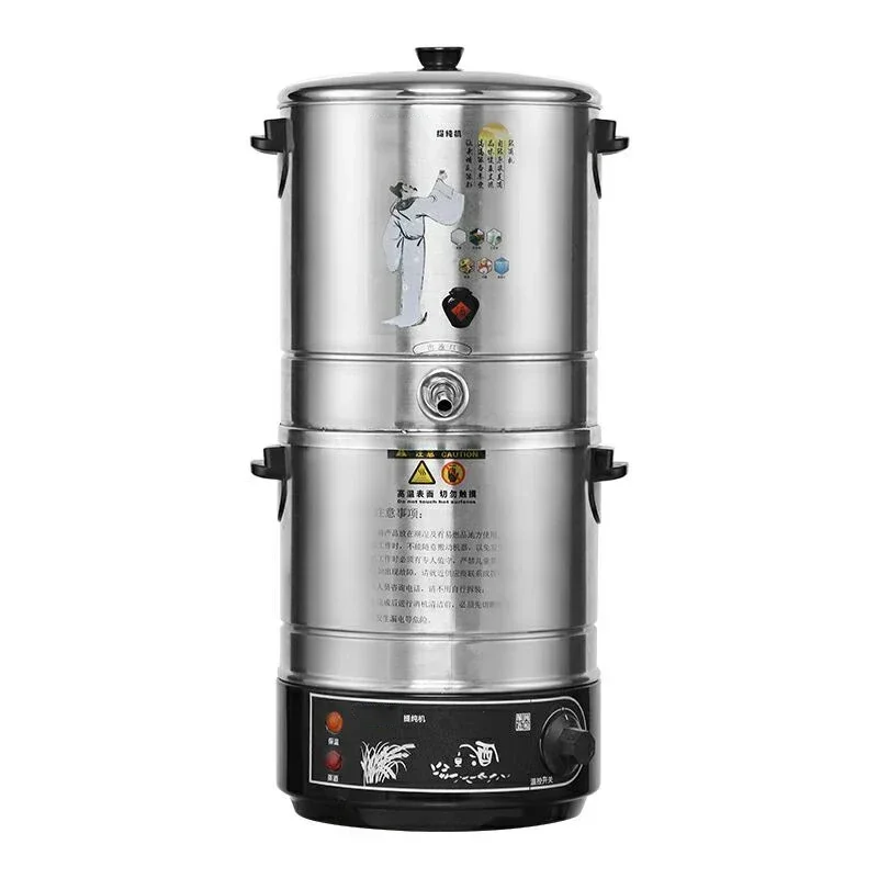 6/15/25L الكحول تخمير المقطر لتقوم بها بنفسك جهاز Moonshine الفولاذ المقاوم للصدأ لا يزال ويسكي البيرة براندي الأجهزة المنزلية