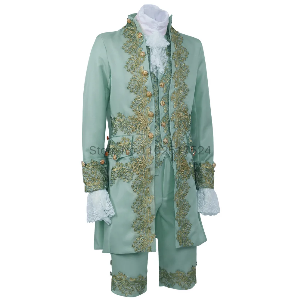 18th Century British Mens Gentleman Cosplay Suit Victorian Renaissance Outfit Marie Antoinette Costume Men\'s Rococo Outfit