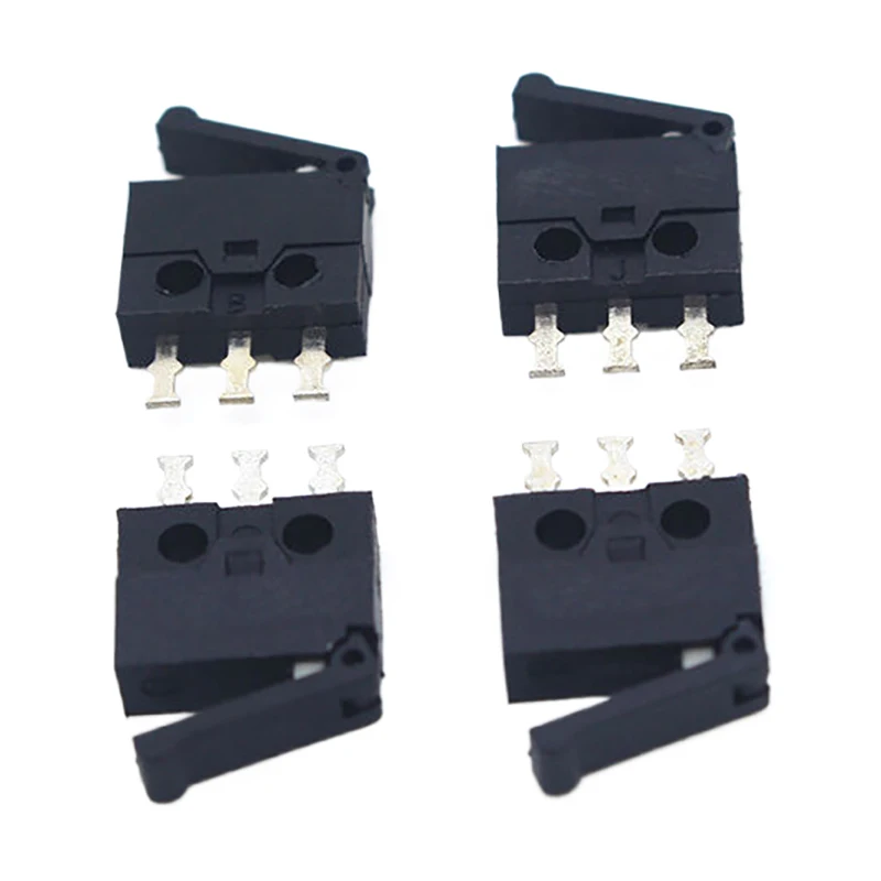 

10Pcs Limit Switch KFC-W3-13 Three Pin Direct Insertion Flash Door Reset Light Touch Switch Micro Motion Detection Connector